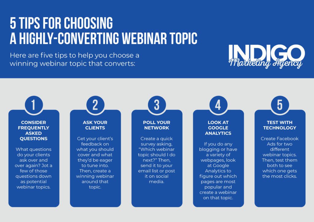 Tips for choosing a webinar topic