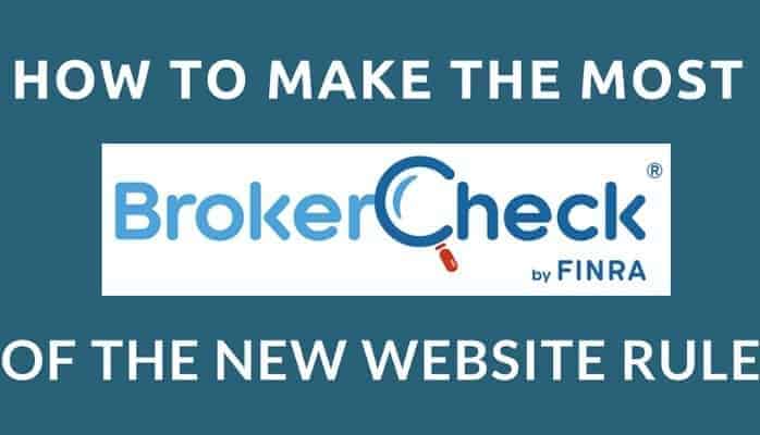 FINRAs New BrokerCheck Website Rule