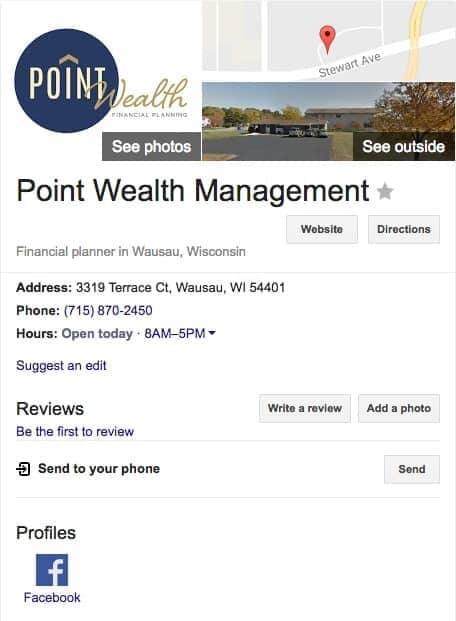 Verified Listing on Google Maps