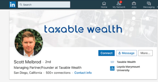 marketing makeover financial advisor LinkedIn professional profile