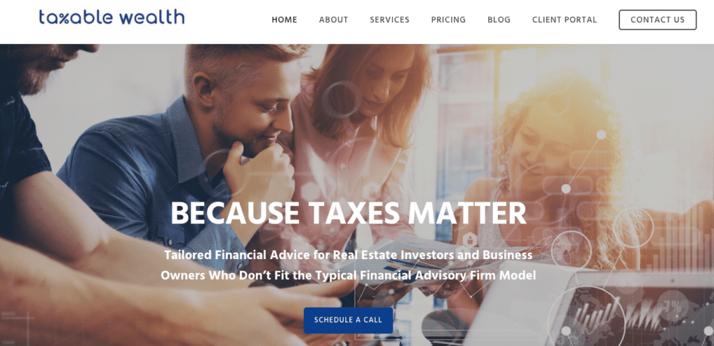 marketing makeover financial advisor website